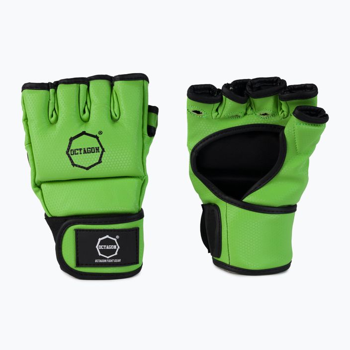 Οκτάγωνο Kevlar MMA γάντια grappling πράσινα 2