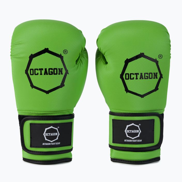 Οκτάγωνο Kevlar πράσινα γάντια πυγμαχίας