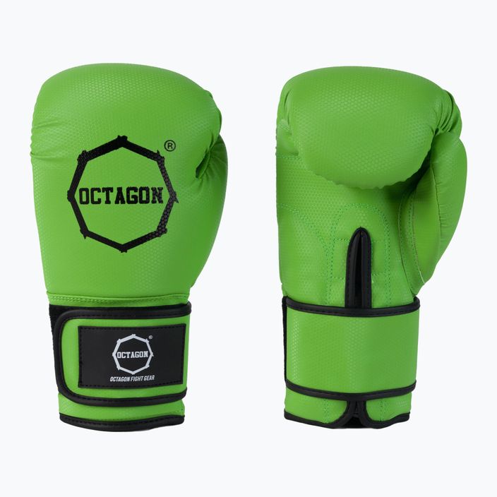 Οκτάγωνο Kevlar πράσινα γάντια πυγμαχίας 3