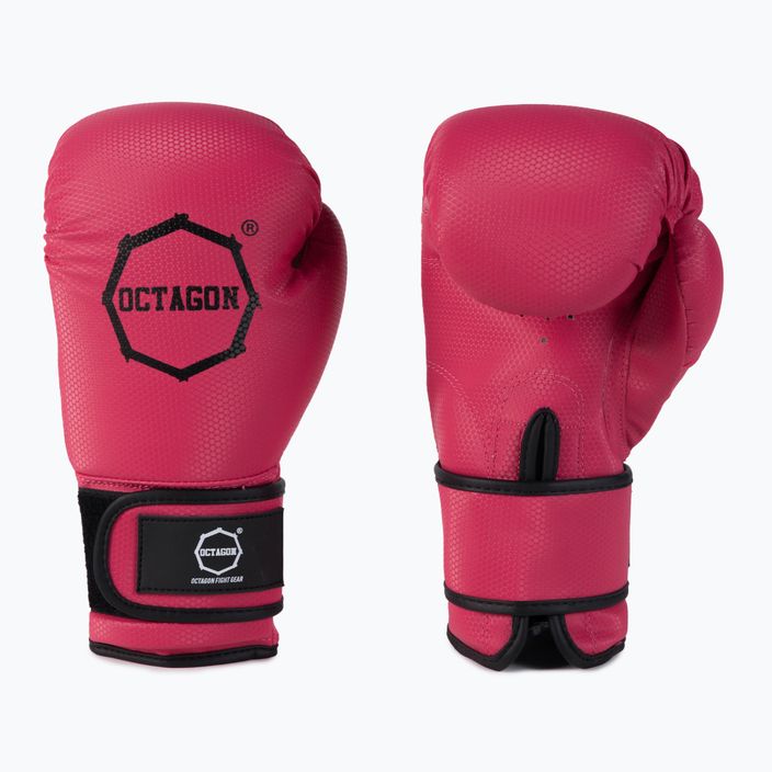 Γάντια πυγμαχίας Octagon Kevlar ροζ γυναικεία 3
