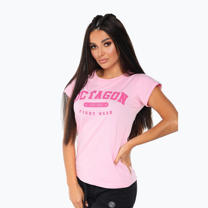 Οκτάγωνο γυναικείο t-shirt est. 2010 ροζ