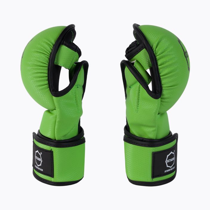 Οκτάγωνο Kevlar γάντια πάλης MMA sparring πράσινο 4