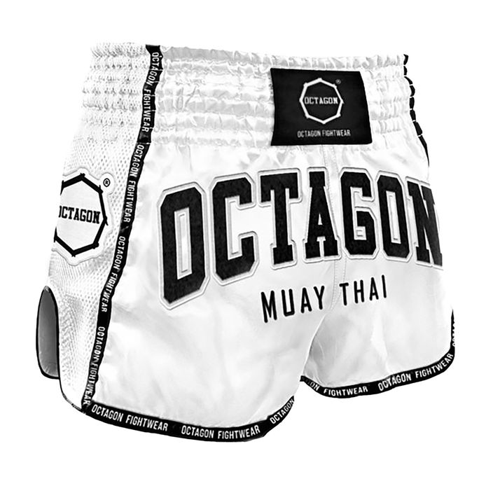 Ανδρικό σορτς προπόνησης Octagon Muay Thai λευκό 2