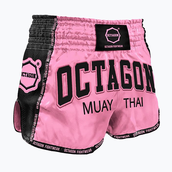 Ανδρικό σορτς προπόνησης Muay Thai Octagon ροζ