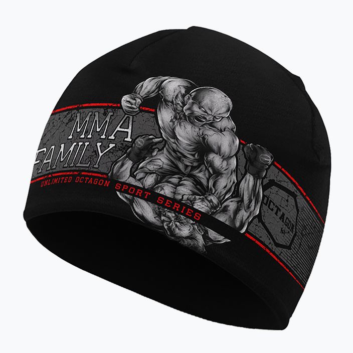 Octagon MMA Οικογενειακό χειμερινό καπέλο μαύρο 2
