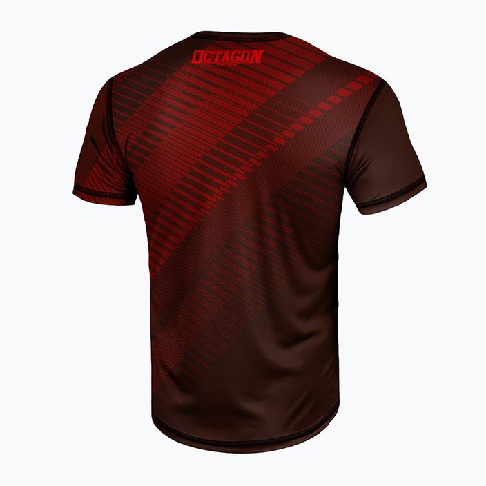 Ανδρικό μπλουζάκι Octagon Sport Blocks κόκκινο 2