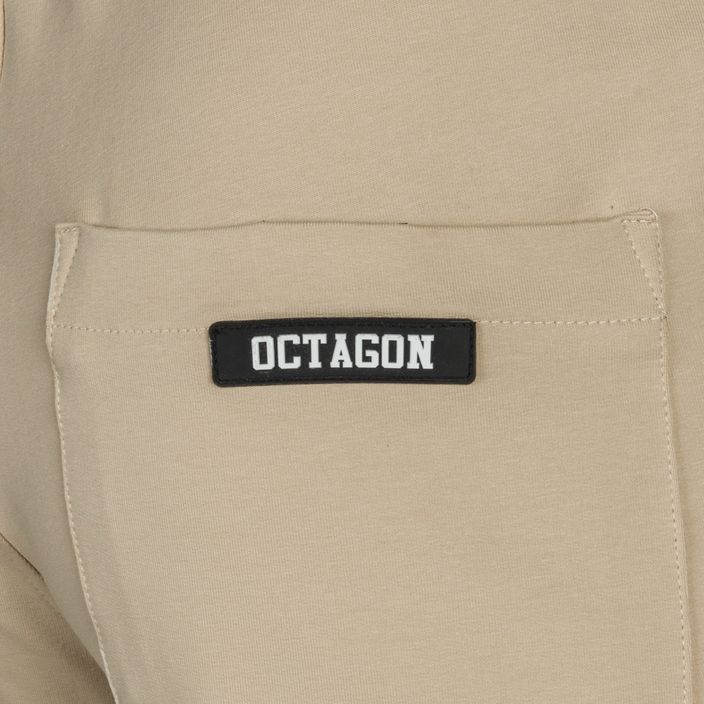 Ανδρικό παντελόνι Octagon Light Small Logo μπεζ 4