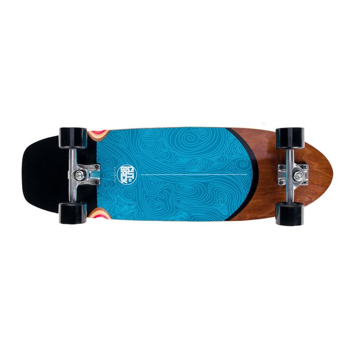 Surfskate skateboard Cutback Μπλε Wave μπλε 4