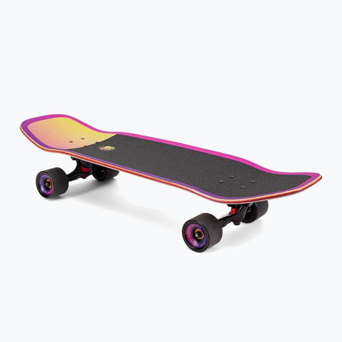 Surfskate skateboard Cutback Techno Wave 32" μαύρο και χρώμα CUT-SUR-TWA 2