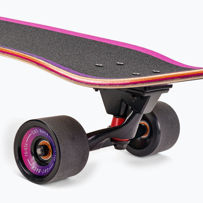 Surfskate skateboard Cutback Techno Wave 32" μαύρο και χρώμα CUT-SUR-TWA 6