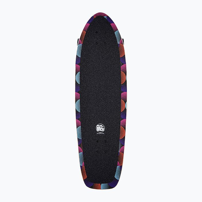 Surfskate skateboard Cutback Big Wave 34" μαύρο και χρώμα CUT-SUR-BWA 8