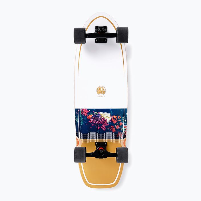 Surfskate skateboard Cutback Golden Wave 34" λευκό και χρώμα CUT-SUR-GWA 7