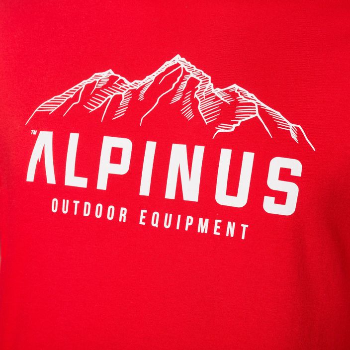 Alpinus Mountains ανδρικό t-shirt κόκκινο 8