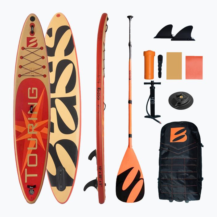 SUP Bass Touring SR 12'0" LUX + Trip κόκκινο