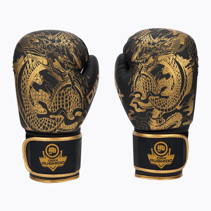 DBX BUSHIDO "Gold Dragon" γάντια πυγμαχίας χρυσά/μαύρα