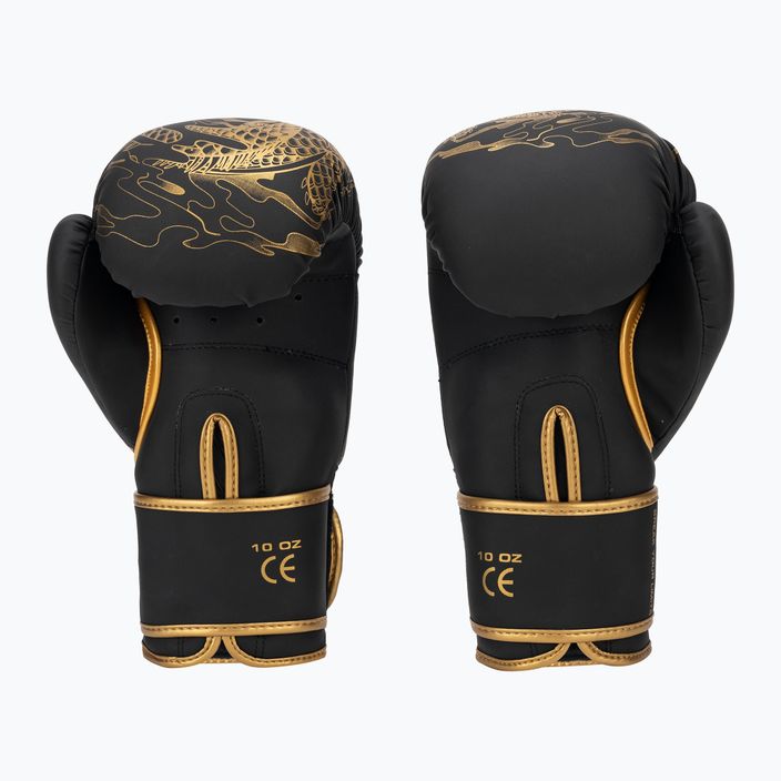 DBX BUSHIDO "Gold Dragon" γάντια πυγμαχίας χρυσά/μαύρα 2
