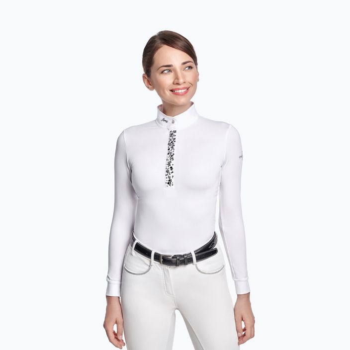 FERA Equestrian Nebula γυναικείο αγωνιστικό μακρυμάνικο πουκάμισο λευκό 1.1.l