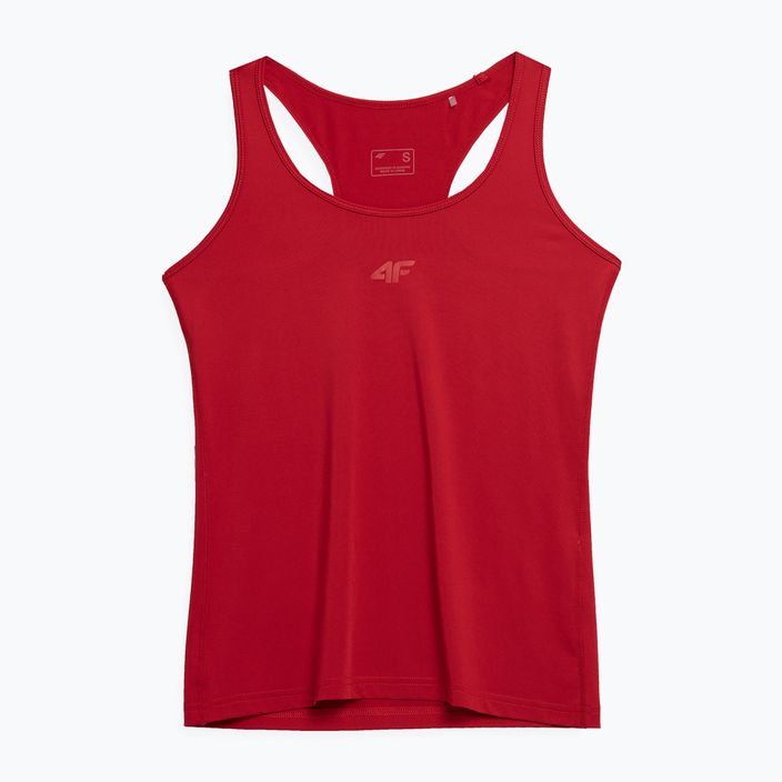 Γυναικείο μπλουζάκι 4F κόκκινο 4FSS23TFTSF263-62S