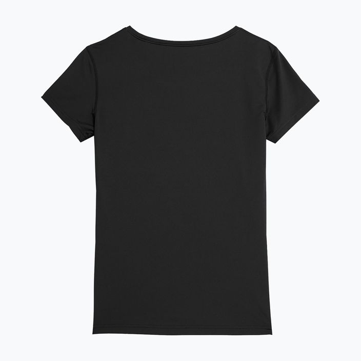 Γυναικείο προπονητικό t-shirt 4F μαύρο 4FSS23TFTSF261-20S 2