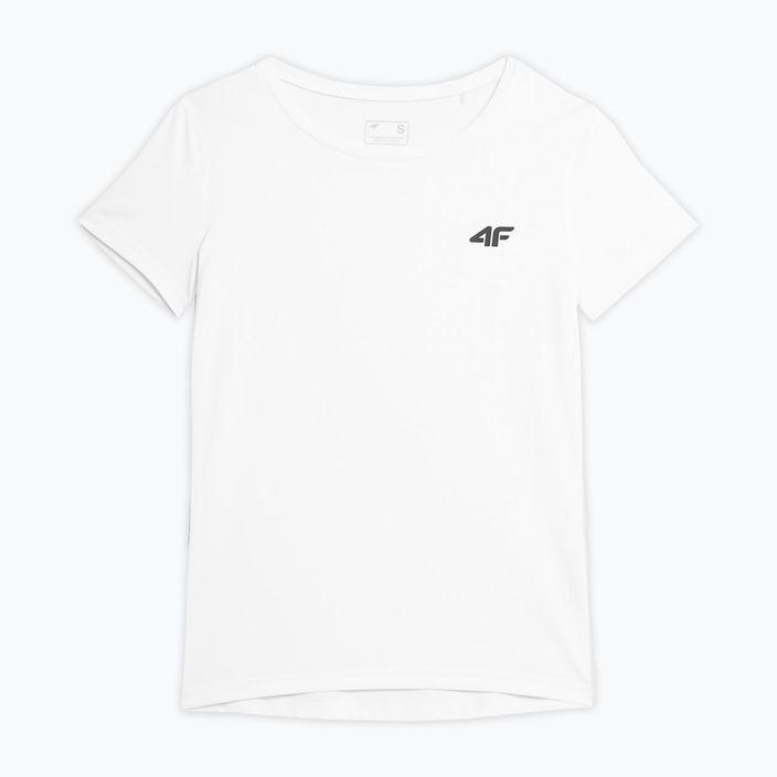Γυναικείο προπονητικό t-shirt 4F λευκό 4FSS23TFTSF261-10S