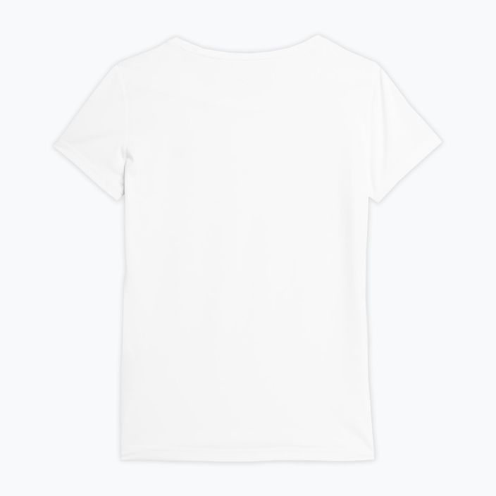 Γυναικείο προπονητικό t-shirt 4F λευκό 4FSS23TFTSF261-10S 2