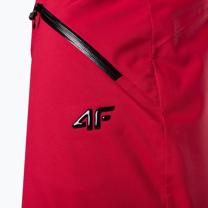 Ανδρικό παντελόνι σκι 4F M343 σκούρο κόκκινο 5