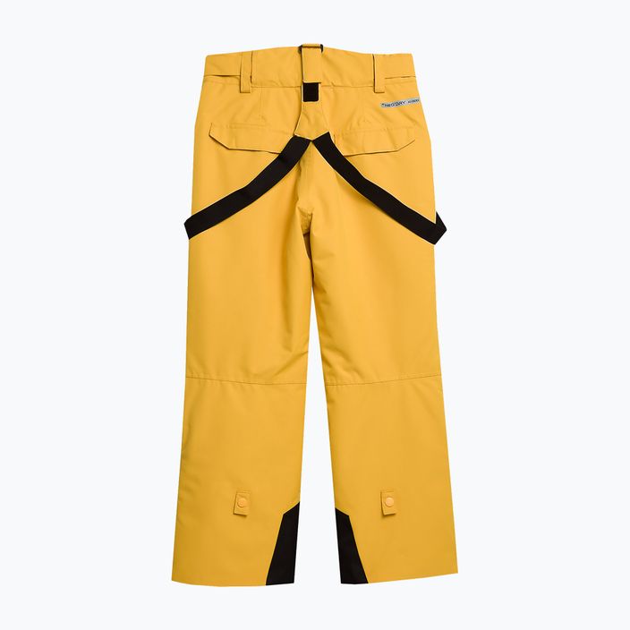 Παιδικό παντελόνι σκι 4F M360 κίτρινο 6