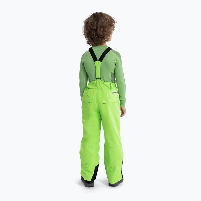 Παιδικό παντελόνι σκι 4F M360 πράσινο νέον 2