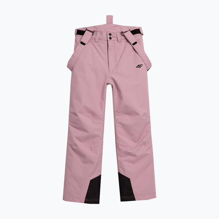 Παιδικό παντελόνι σκι 4F F353 σκούρο ροζ 7