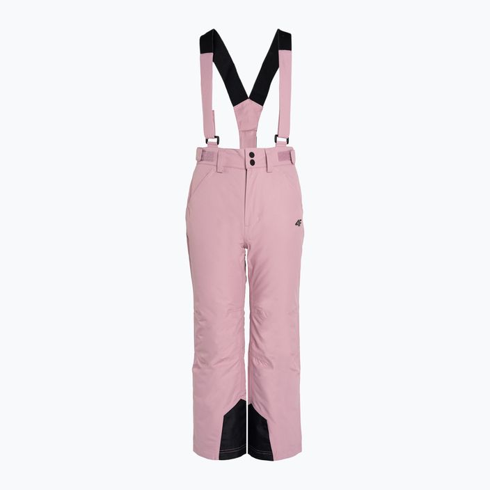 Παιδικό παντελόνι σκι 4F F353 σκούρο ροζ 3