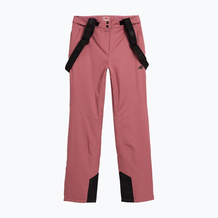 Γυναικείο παντελόνι σκι 4F F400 σκούρο ροζ 7