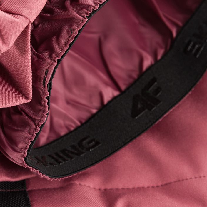 Γυναικείο παντελόνι σκι 4F F400 σκούρο ροζ 5