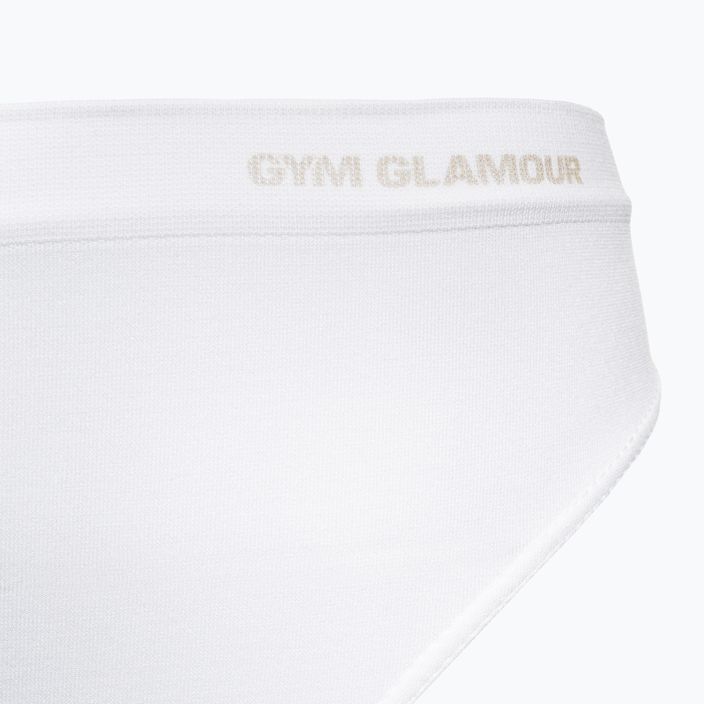 Γυναικείο Gym Glamour Thong Λευκό 414 3