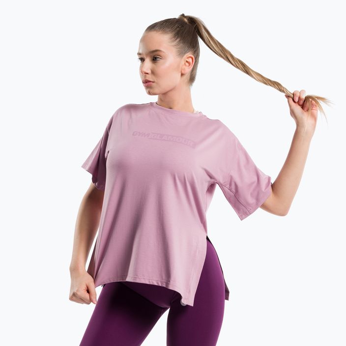 Γυναικείο μπλουζάκι προπόνησης Gym Glamour Glamour Pink 418