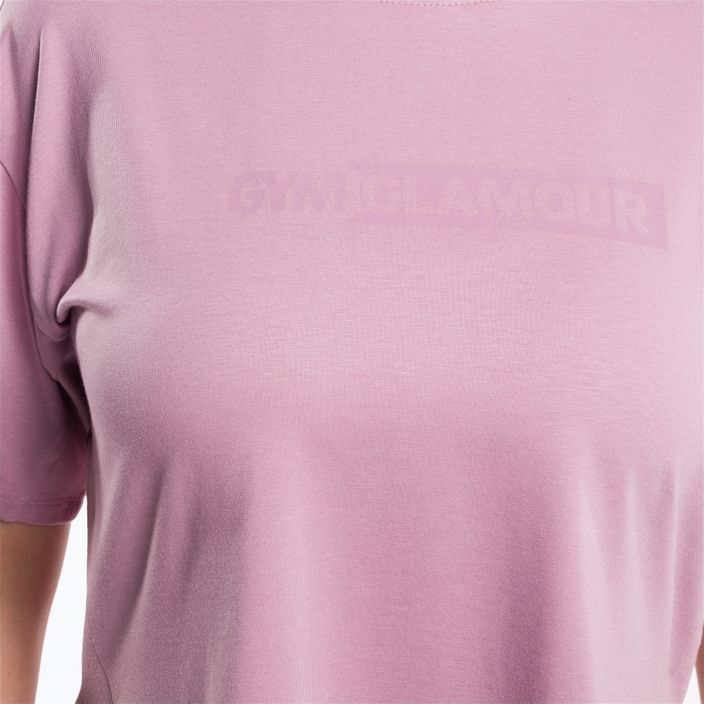 Γυναικείο μπλουζάκι προπόνησης Gym Glamour Glamour Pink 418 4