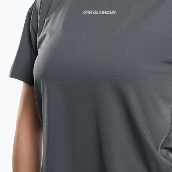 Γυναικείο πουκάμισο προπόνησης Gym Glamour Sport Grey 425 4