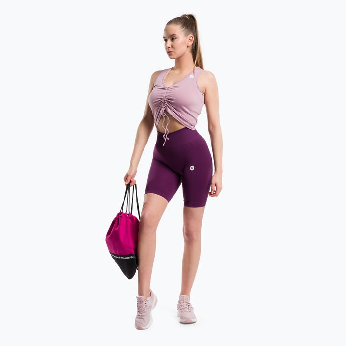 Γυναικεία μπλούζα γυμναστικής Gym Glamour Drawstring ροζ 447 2