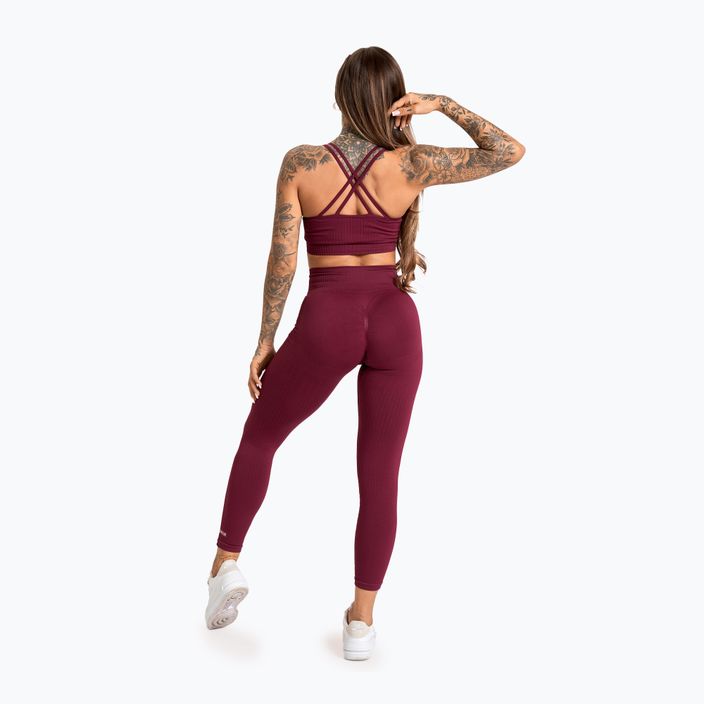 Γυναικείο κολάν προπόνησης Gym Glamour Push Up 2.0 merlot 3