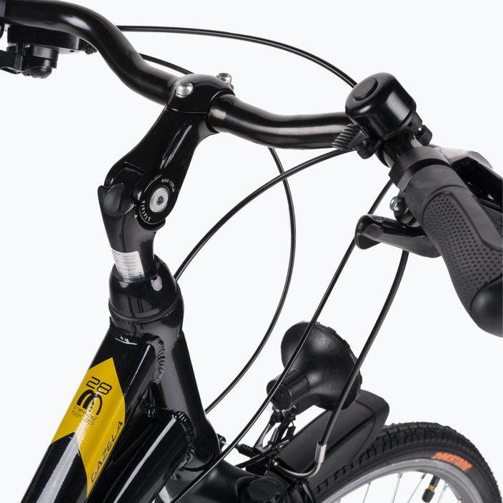 Γυναικείο ποδήλατο πεζοπορίας Romet Gazela μαύρο-κίτρινο R23A-TRE-28-19-2869A 6