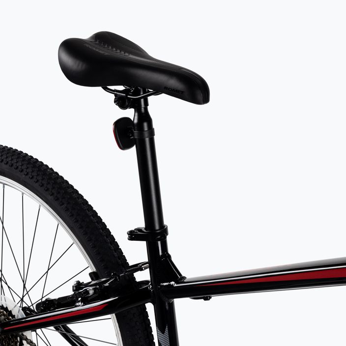 Romet Rambler 9.0 LTD ποδήλατο βουνού μαύρο/κόκκινο 8