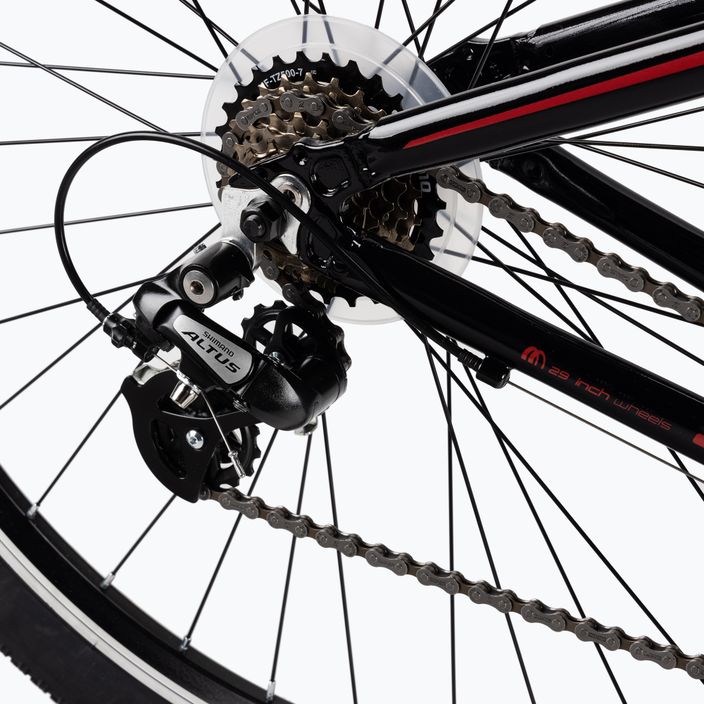 Romet Rambler 9.0 LTD ποδήλατο βουνού μαύρο/κόκκινο 12