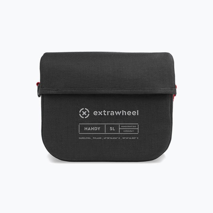 Extrawheel Handy Premium 5L τσάντα τιμονιού ποδηλάτου μαύρο E0144