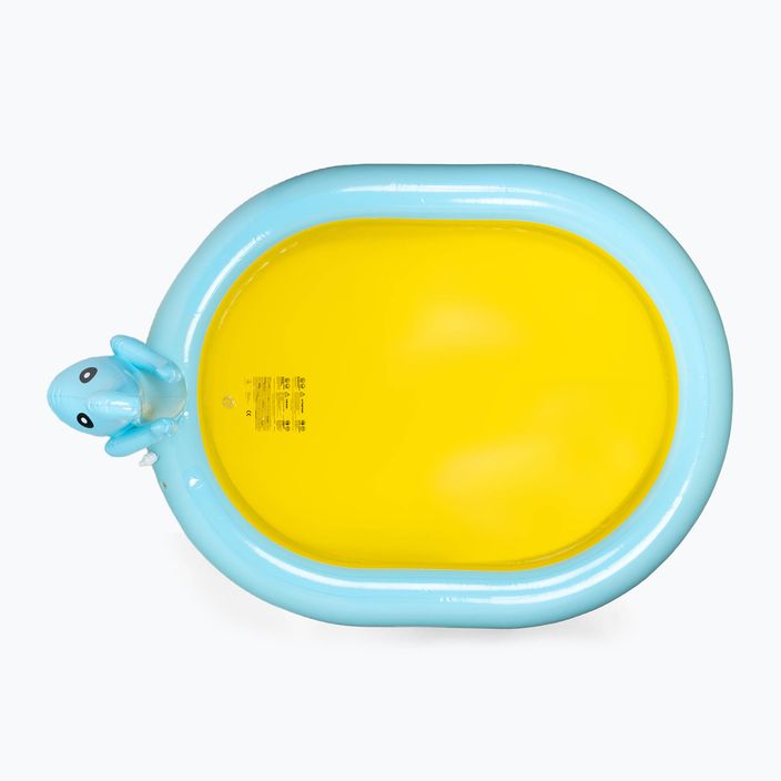 AQUASTIC μπλε/κίτρινη παιδική πισίνα με σιντριβάνι ASP-180E 2