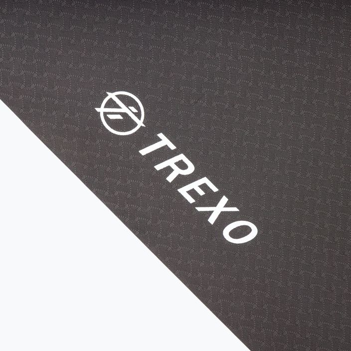 TREXO στρώμα γιόγκα TPE 6 mm μαύρο YM-T01C 3