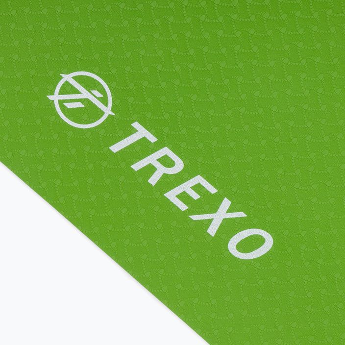 TREXO στρώμα γιόγκα TPE 6 mm πράσινο YM-T01Z 3