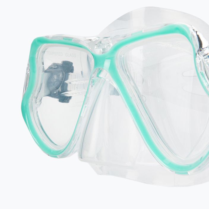 Σετ αναπνευστήρα AQUASTIC μάσκα + αναπνευστήρας μπλε MSA-01N 8