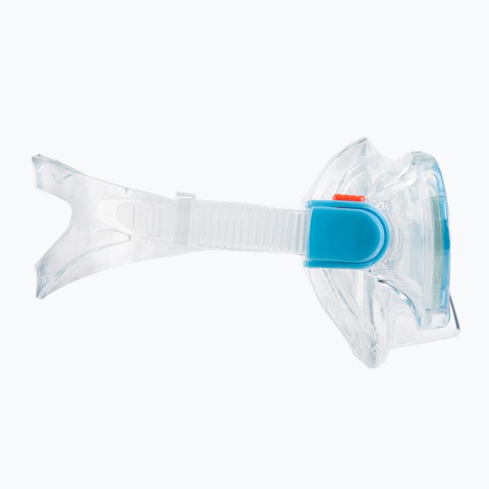Παιδικό σετ αναπνευστήρα AQUASTIC Μάσκα + αναπνευστήρας μπλε MSK-01N 4