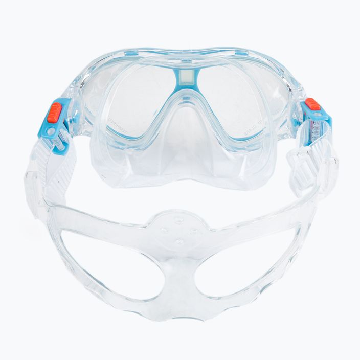 Παιδικό σετ αναπνευστήρα AQUASTIC Μάσκα + αναπνευστήρας μπλε MSK-01N 6