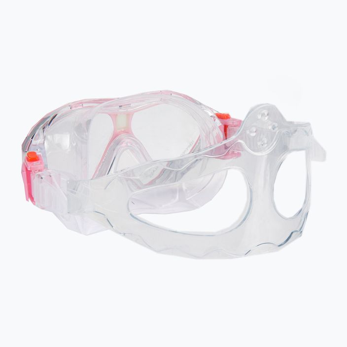 Παιδικό σετ αναπνευστήρα AQUASTIC Μάσκα + αναπνευστήρας ροζ MSK-01R 5