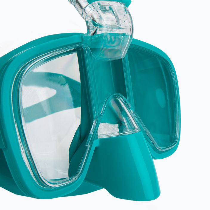 Σετ αναπνευστήρα AQUASTIC μάσκα + αναπνευστήρας μπλε SMFK-01SN 11